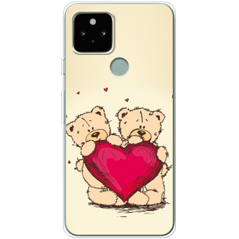 Чехол BoxFace Google Pixel 5A Teddy Bear Love