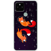 Чехол BoxFace Google Pixel 5A Fox-Astronauts