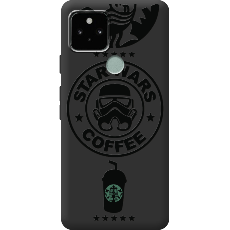 Черный чехол BoxFace Google Pixel 5A Dark Coffee