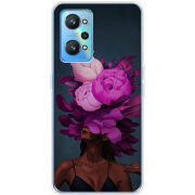 Чехол BoxFace Realme GT2 Exquisite Purple Flowers