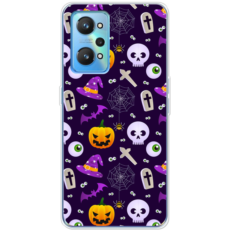 Чехол BoxFace Realme GT2 Halloween Purple Mood