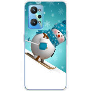 Чехол BoxFace Realme GT2 Skier Snowman