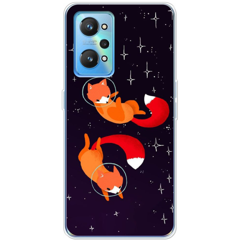 Чехол BoxFace Realme GT2 Fox-Astronauts