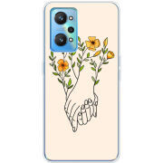 Чехол BoxFace Realme GT2 Flower Hands