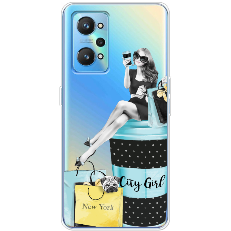 Прозрачный чехол BoxFace Realme GT2 City Girl