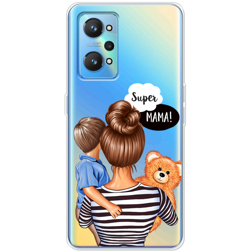 Прозрачный чехол BoxFace Realme GT2 Super Mama and Son