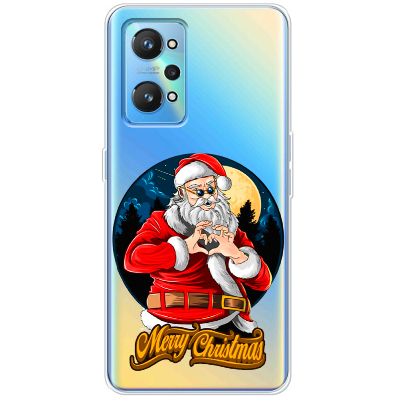 Прозрачный чехол BoxFace Realme GT2 Cool Santa