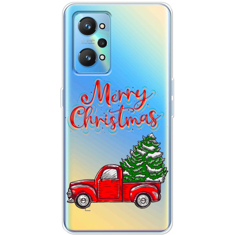 Прозрачный чехол BoxFace Realme GT2 Holiday Car