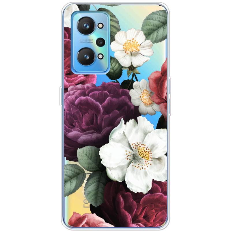 Прозрачный чехол BoxFace Realme GT2 Floral Dark Dreams