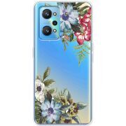 Прозрачный чехол BoxFace Realme GT2 Floral