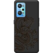 Черный чехол BoxFace Realme GT2 Chinese Dragon