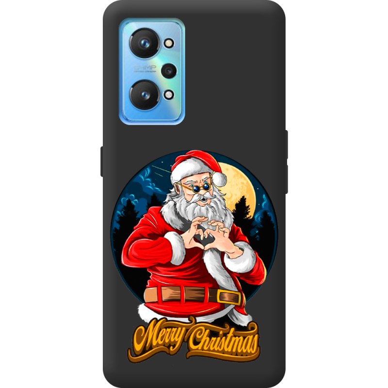 Черный чехол BoxFace Realme GT2 Cool Santa