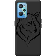 Черный чехол BoxFace Realme GT2 Wolf