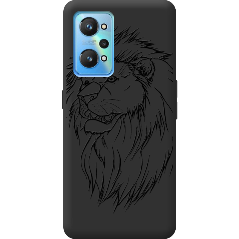 Черный чехол BoxFace Realme GT2 Lion