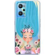 Прозрачный чехол BoxFace Realme GT Neo 2 Blue Hair