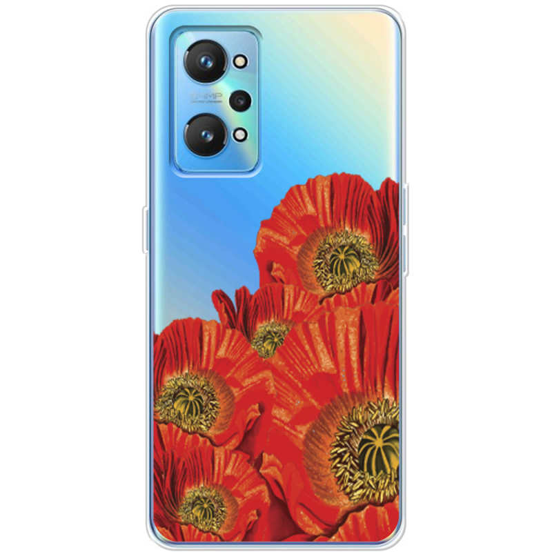 Прозрачный чехол BoxFace Realme GT Neo 2 Red Poppies