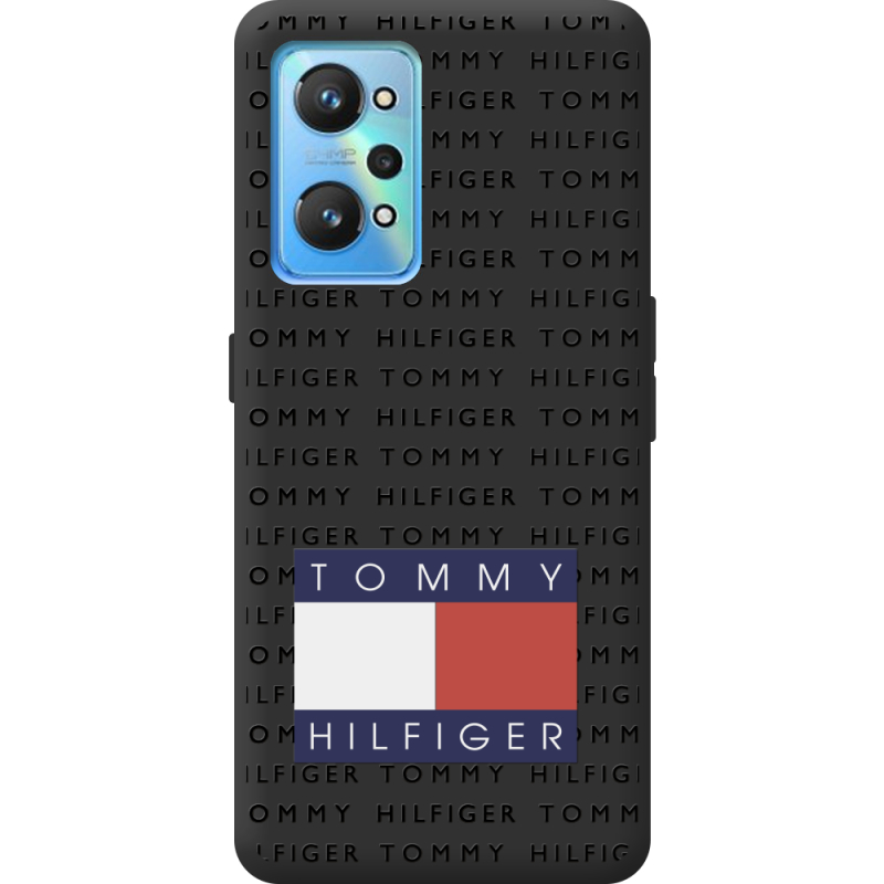 Черный чехол BoxFace Realme GT Neo 2 Tommy Print