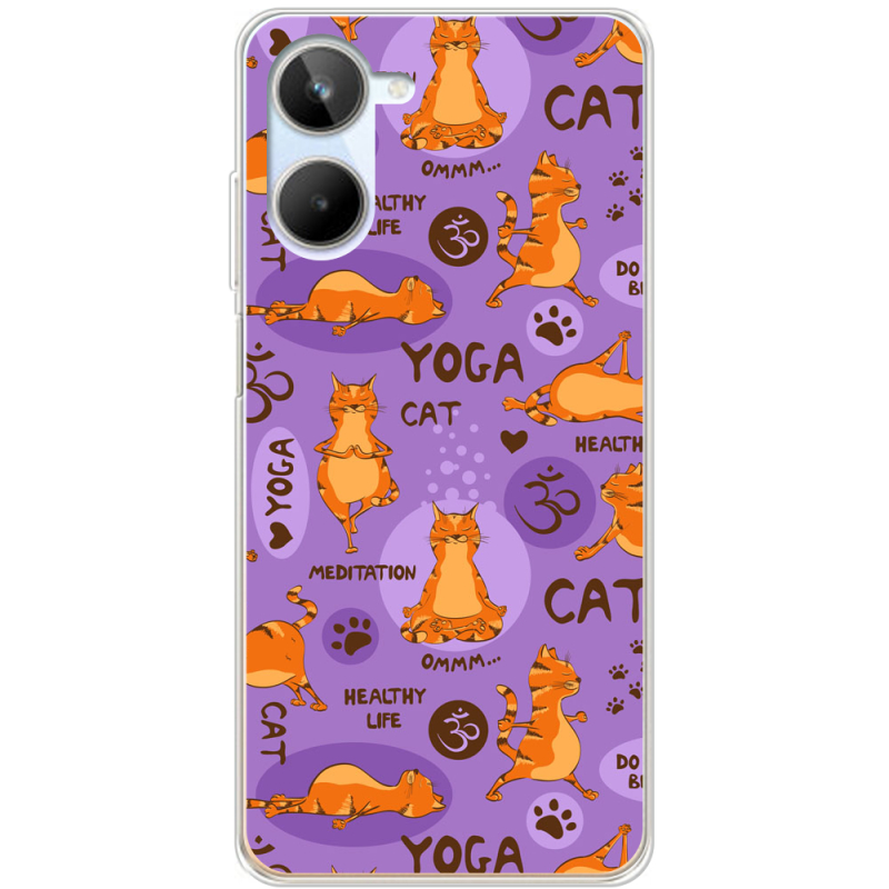 Чехол BoxFace Realme 10 4G Yoga Cat