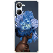 Чехол BoxFace Realme 10 4G Exquisite Blue Flowers