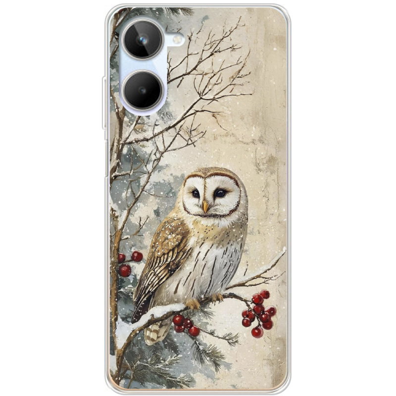 Чехол BoxFace Realme 10 4G Christmas Owl