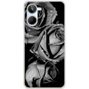 Чехол BoxFace Realme 10 4G Black and White Roses