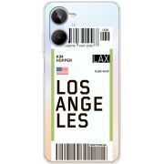 Прозрачный чехол BoxFace Realme 10 4G Ticket Los Angeles