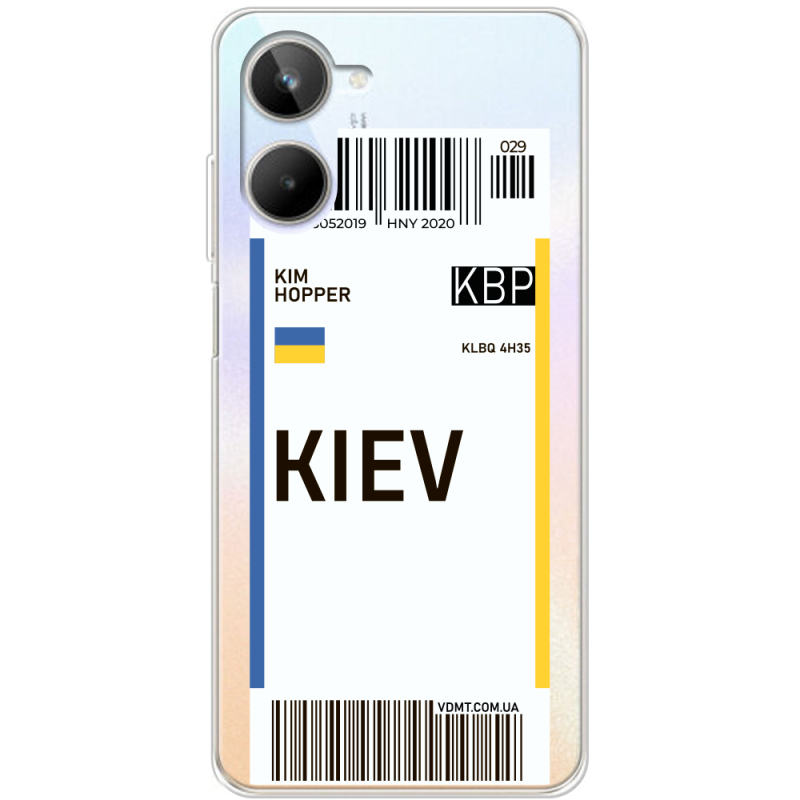 Прозрачный чехол BoxFace Realme 10 4G Ticket Kiev