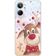 Прозрачный чехол BoxFace Realme 10 4G Winter Deer