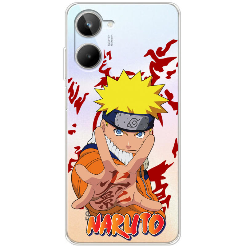 Прозрачный чехол BoxFace Realme 10 4G Naruto