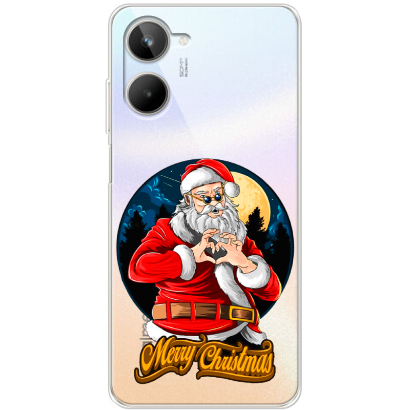 Прозрачный чехол BoxFace Realme 10 4G Cool Santa