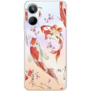 Прозрачный чехол BoxFace Realme 10 4G Japanese Koi Fish