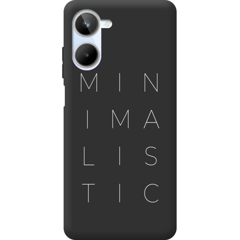 Черный чехол BoxFace Realme 10 4G Minimalistic