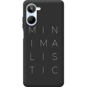 Черный чехол BoxFace Realme 10 4G Minimalistic