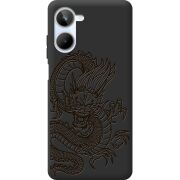 Черный чехол BoxFace Realme 10 4G Chinese Dragon