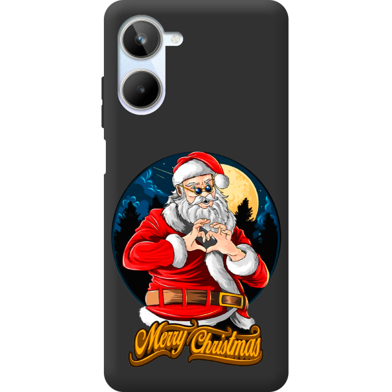 Черный чехол BoxFace Realme 10 4G Cool Santa