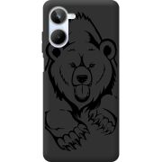 Черный чехол BoxFace Realme 10 4G Grizzly Bear