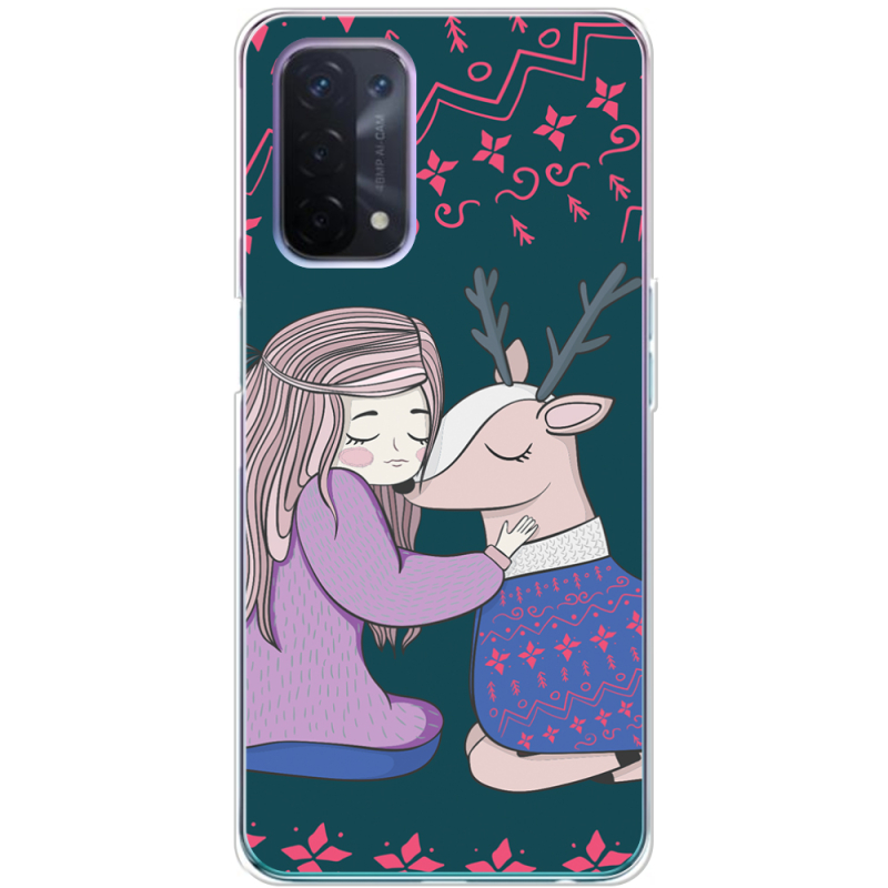 Чехол BoxFace OPPO A54 5G Girl and deer