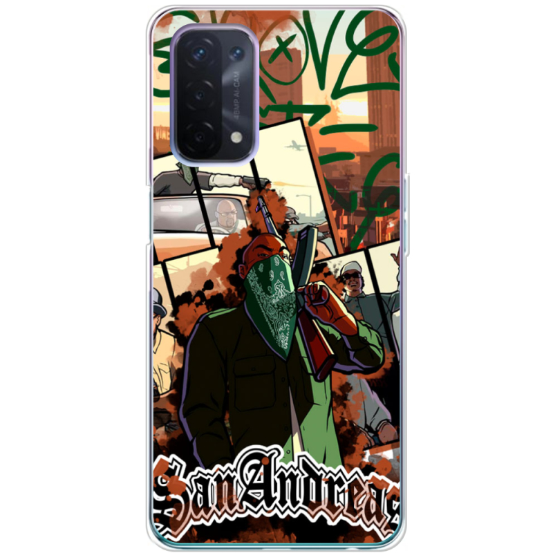 Чехол BoxFace OPPO A54 5G GTA San Andreas