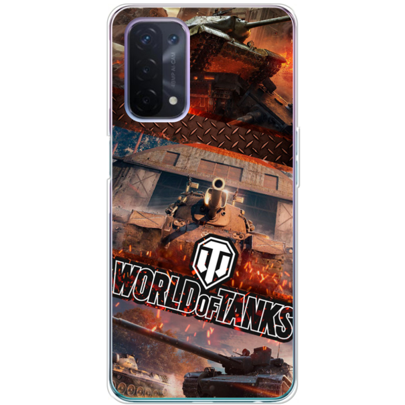 Чехол BoxFace OPPO A54 5G World Of Tanks