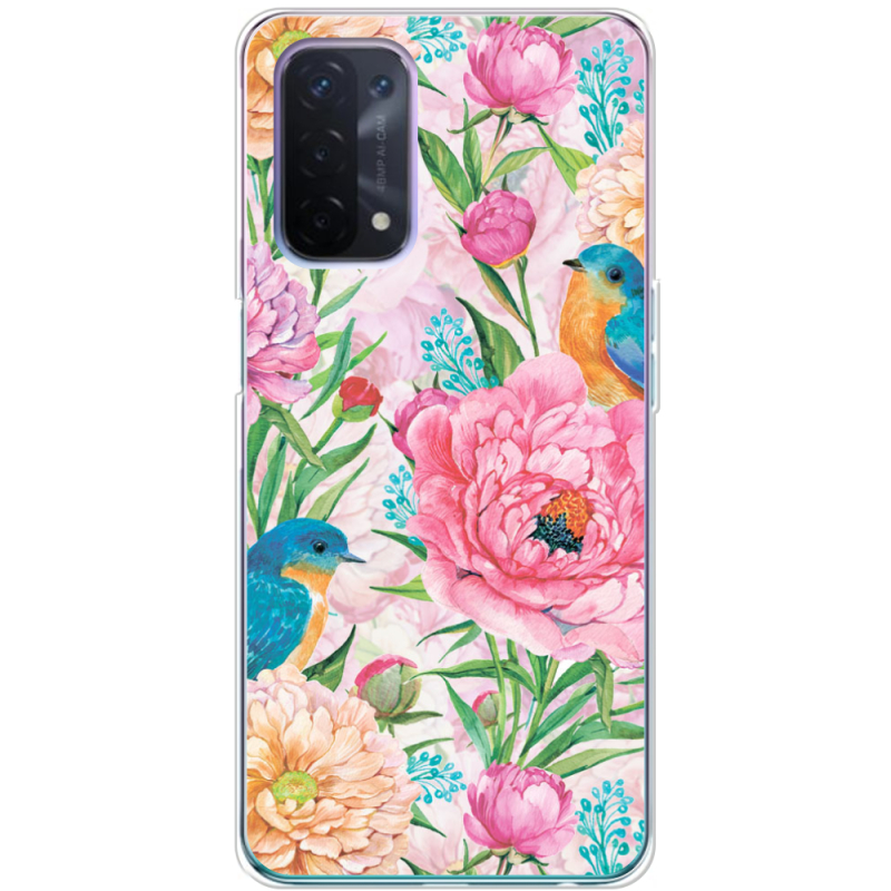 Чехол BoxFace OPPO A54 5G Birds in Flowers