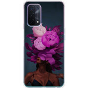 Чехол BoxFace OPPO A54 5G Exquisite Purple Flowers