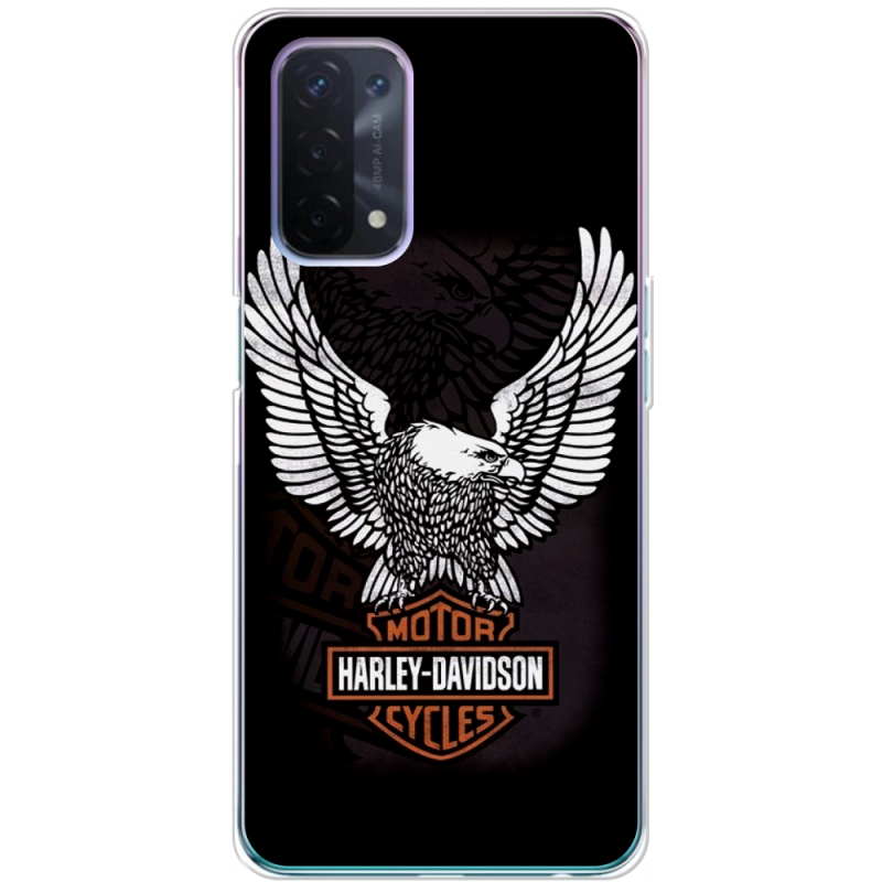Чехол BoxFace OPPO A54 5G Harley Davidson and eagle