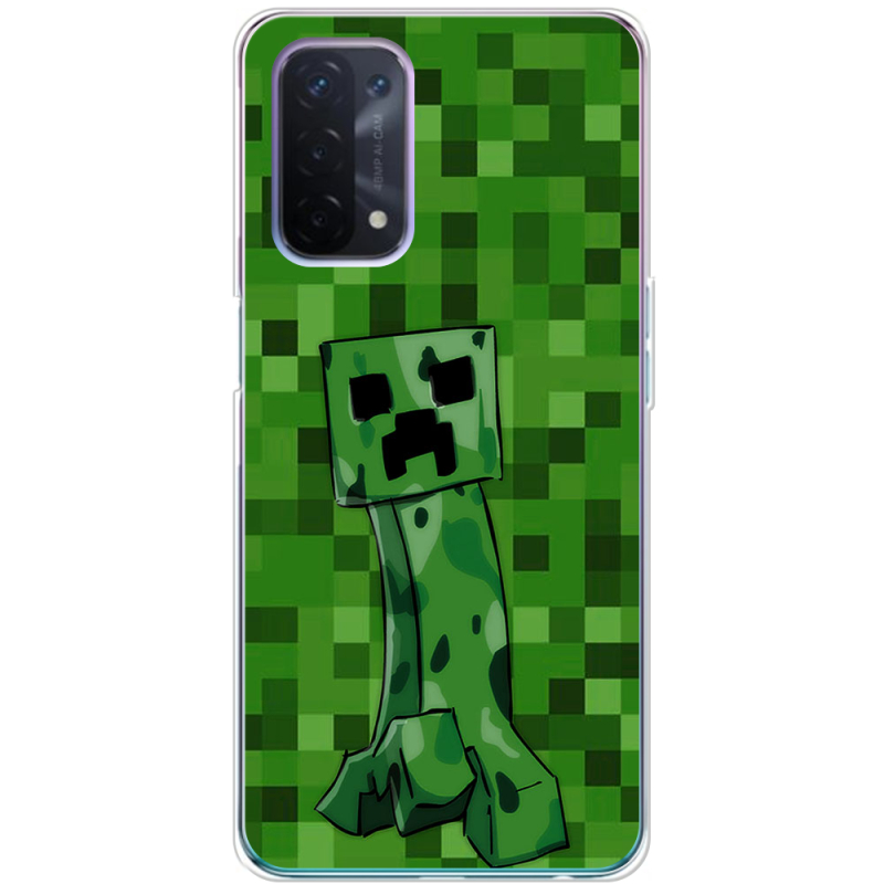 Чехол BoxFace OPPO A54 5G Minecraft Creeper