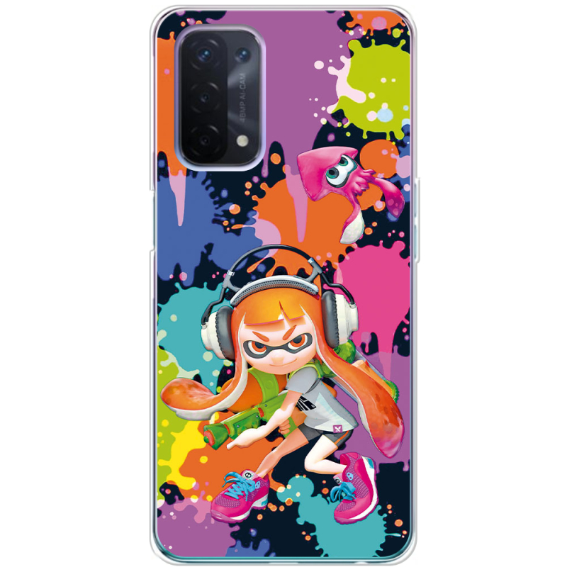 Чехол BoxFace OPPO A54 5G Splatoon Inklings