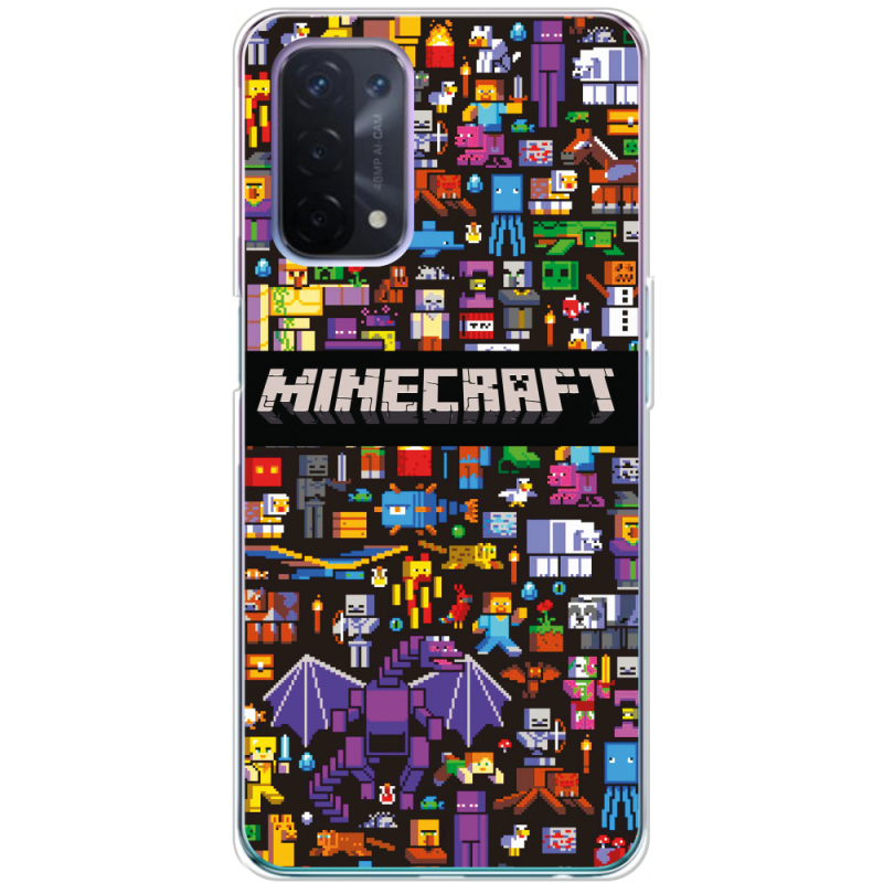 Чехол BoxFace OPPO A54 5G Minecraft Mobbery