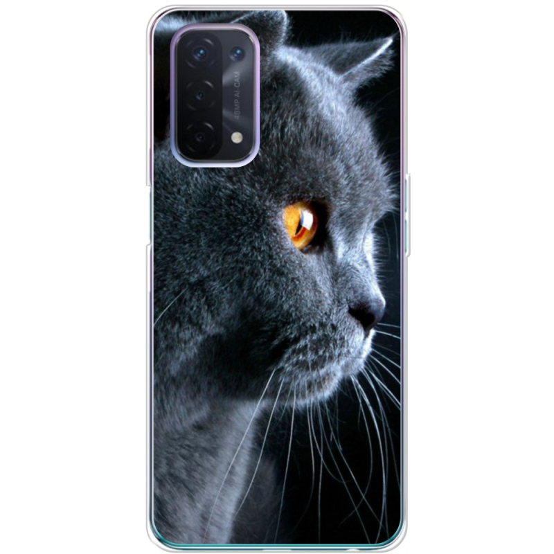 Чехол BoxFace OPPO A54 5G English cat