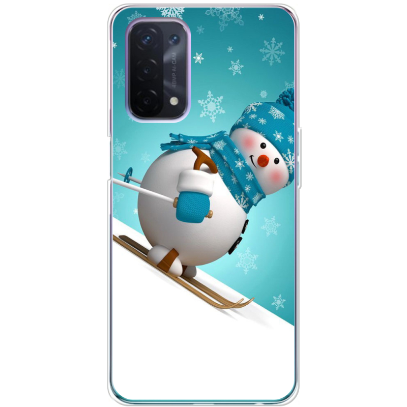 Чехол BoxFace OPPO A54 5G Skier Snowman