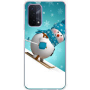 Чехол BoxFace OPPO A54 5G Skier Snowman