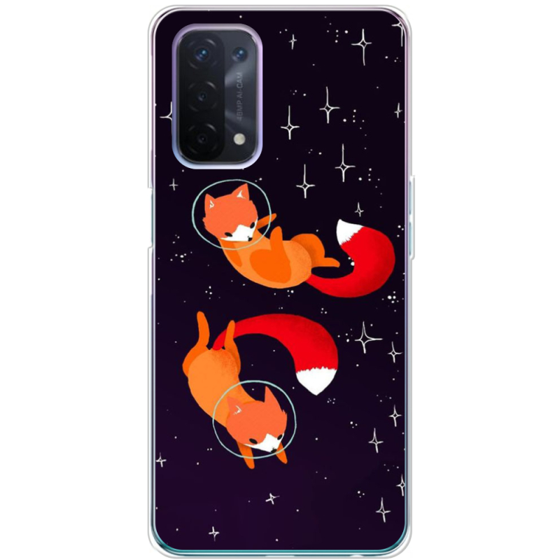 Чехол BoxFace OPPO A54 5G Fox-Astronauts