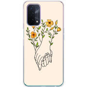 Чехол BoxFace OPPO A54 5G Flower Hands